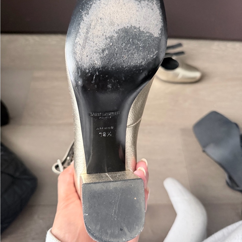 Saint Laurent Ankle Strap Heel - Picture 3 of 4